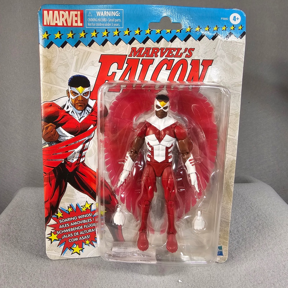 Marvel Legends Falcon 6" Action Figure Retro Card Soaring Wings Hasbro F5882 New